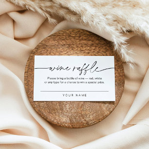 EVERLEIGH Wine Raffle Ticket Vrijgezellenfeest Gam