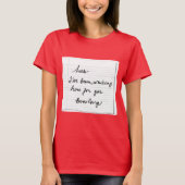 Everlong t-shirt red l (Voorkant)