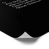 EVERLY Art Deco Zwart Trouwstoel Grafiek Poster (Hoek)