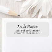 Everly bruiloft etiket (Insitu)