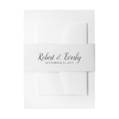 Everly bruiloft uitnodigingen wikkel (Voorkant Voorbeeld)