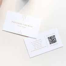 EVERLY Gold Art Deco Eenvoudige Geometrische QR Co