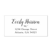 Everly Script Zelfinktende Stempel (Design)