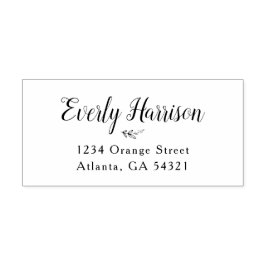 Everly Script Zelfinktende Stempel