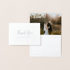 Everly Wedding Bedankt Folie Kaarten
