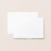 Everly Wedding Bedankt Folie Kaarten (Met envelop)