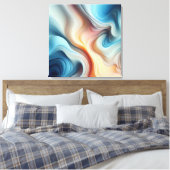 Evermore Abstracte uitgestrekte canvasprint Canvas Afdruk (Insitu (Slaapkamer))