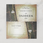 Evermore | Betoverd Woud | Amber Tafel Nummer Plaatskaartje (Buitenkant ongevouwen)