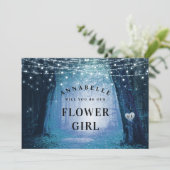 Evermore | Betoverde Bloemenmeisje Aanzoekkaart (Staand voorkant)