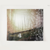 Evermore | Betoverde Bos Bruiloftsfotobehang Wandkleed (Voorkant (horizontaal))