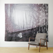 Evermore | Betoverde Bos Bruiloftsfotobehang Wandkleed (In Situ (horizontaal))