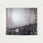 Evermore | Betoverde Bos Bruiloftsfotobehang Wandkleed (Voorkant (horizontaal))