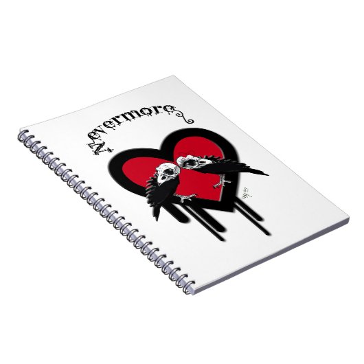 Evermore (Black Lettering) Notitieboek (Rechterzijde)