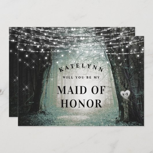 Evermore | Kaart van het voorstel van het geachte (Voorkant / Achterkant)