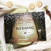 Evermore | Kantelend bos | Amber Wedding Kaart