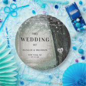 Evermore | Kantelend bos | Moss Wedding Papieren Bordje (Feest)