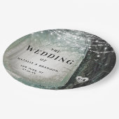 Evermore | Kantelend bos | Moss Wedding Papieren Bordje (Gekanteld)