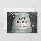 Evermore | Kantelend bos | Moss Wedding Save The Date (Voorkant)