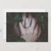Evermore | Kantelend bos | Roze huwelijk Kaart (Achterkant)