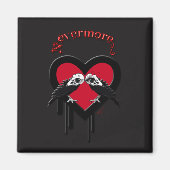 Evermore (Red) Magneet (Voorkant)