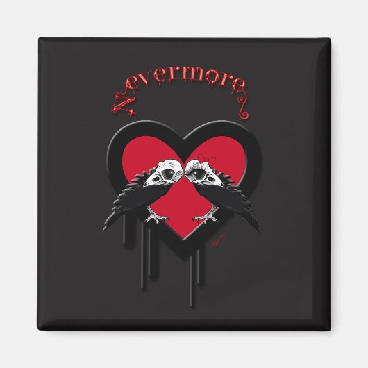 Evermore (Red) Magneet (Voorkant)