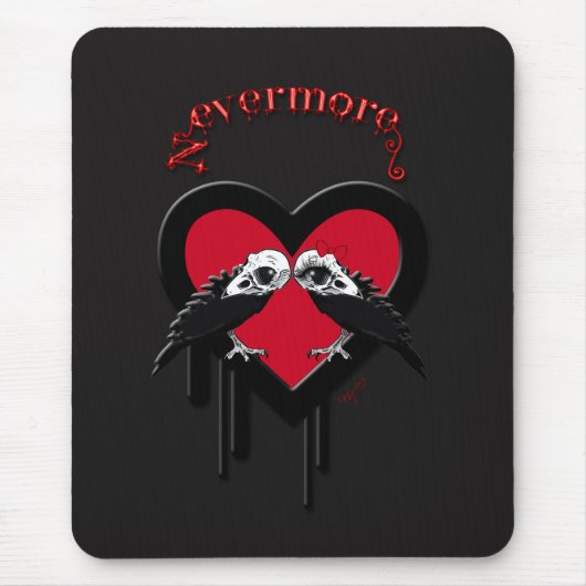Evermore (Red) Muismat (Voorkant)