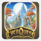 Everquest Vierkante Sticker (Voorkant)