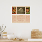 Evers Slides Safely Cubs Baseball 1912 Poster (Keuken)
