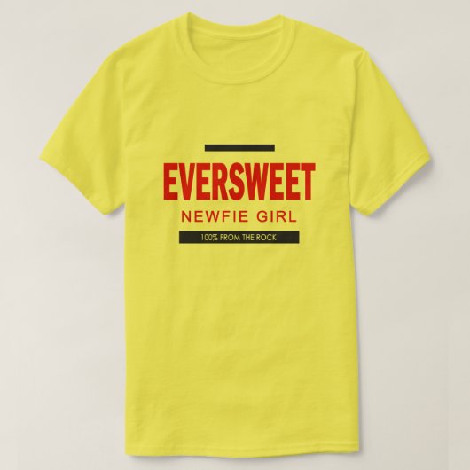 Eversweet Newfie Girl T-shirt (Design voorkant)