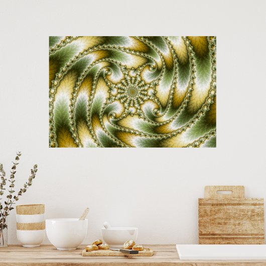 Everswirl - Mandelbrot Fractal Poster (Keuken)