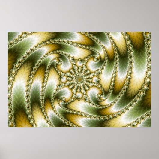 Everswirl - Mandelbrot Fractal Poster (Voorkant)