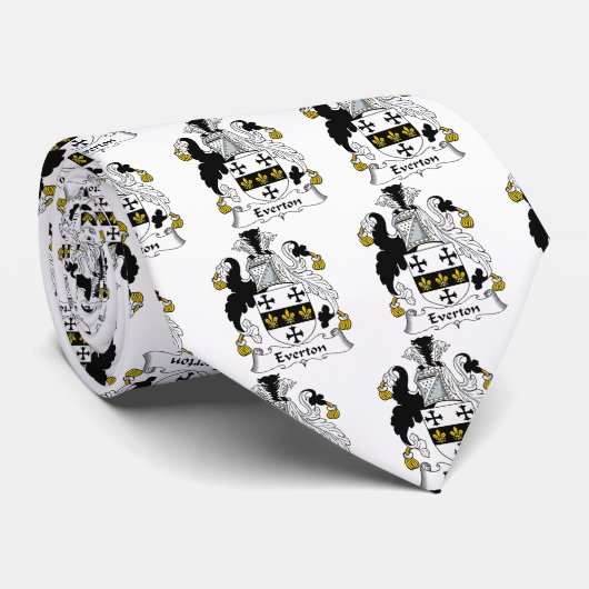 Everton Family Crest Stropdas (Opgerold)