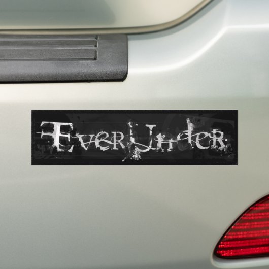 Everunder Bumpersticker Black (Op auto)