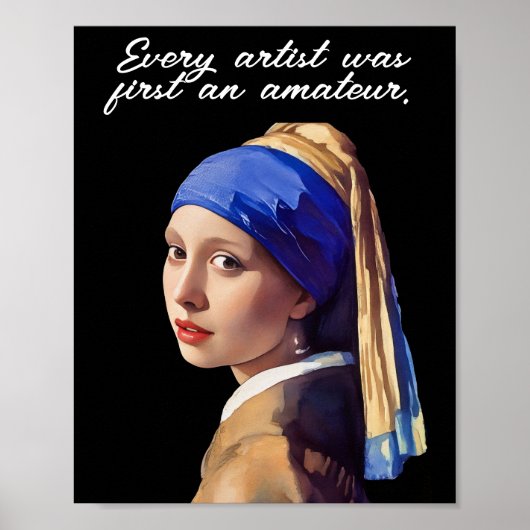Every artist was first an amateur poster (Voorkant)