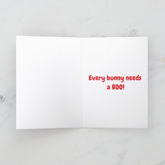 Every bunny needs a Boo Kaart (Binnen)