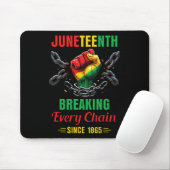 Every Chain Since 1865 Vrouwen Mannen Juneteenth V Muismat (Met muis)