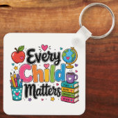 Every Child Matters Docent Sleutelhanger (Achterkant)