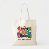 Every Child Matters Monogram Leraar Tote Bag (Voorkant)