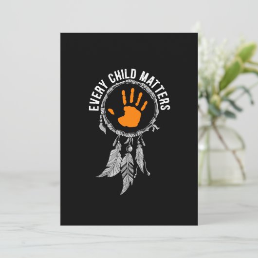 Every Child Matters Orange Day Save The Date (Staand voorkant)