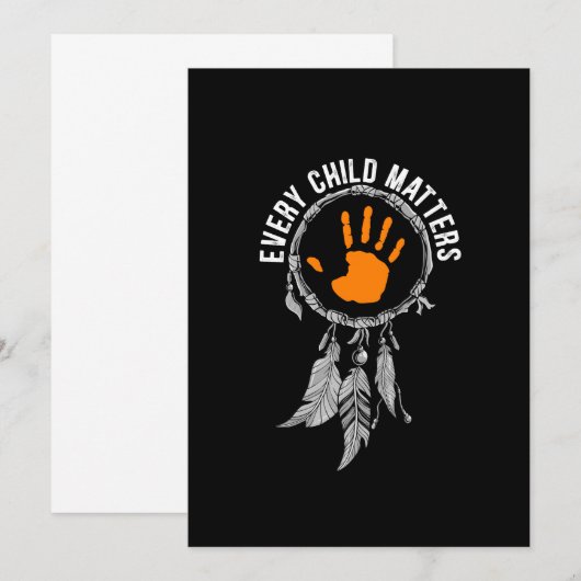 Every Child Matters Orange Day Save The Date (Voorkant / Achterkant)