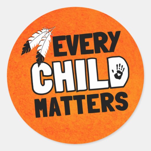Every Child Matters Ronde Sticker (Voorkant)