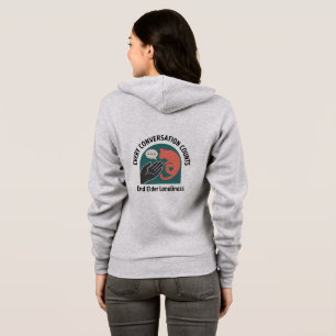 Every Conversation Counts   End Elder Loneliness Hoodie