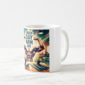 Every Day Arm Day mug Koffiemok (Voorkant rechts)