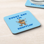 Every Day I'm Shufflin Coasters Bier Onderzetter (Linkerzijde)