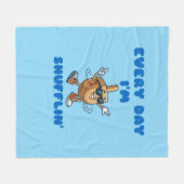 Every Day I'm Shufflin Fleece Blanket (Voorkant (Horizontaal))