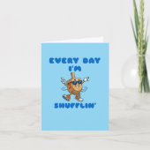 Every Day I'm Shufflin Hanukkah Card (Voorkant)