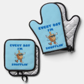 Every Day I'm Shufflin Pot Holder Set (Voorkant / Achterkant)