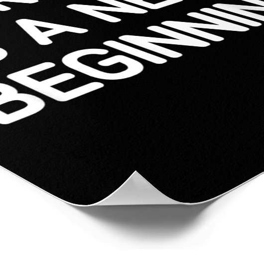 Every Day Is A New Beginning, Insrational, Life Qu Poster (Hoek)