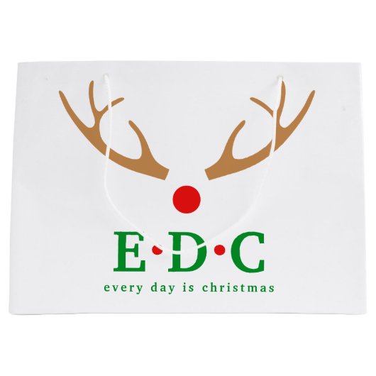 Every Day is Christmas  Groot Cadeauzakje (Voorkant)