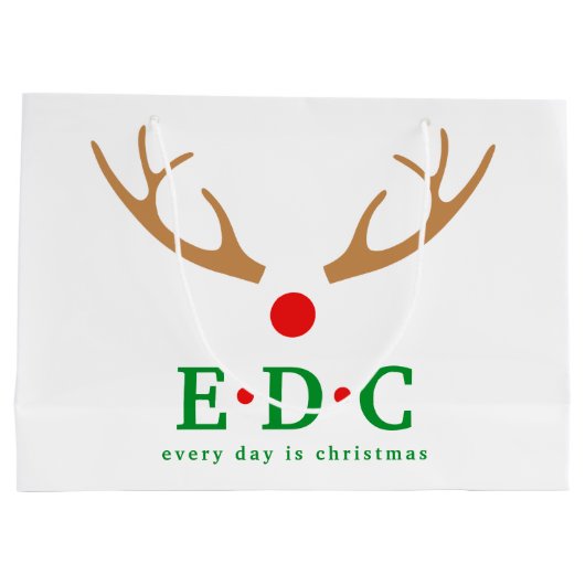 Every Day is Christmas  Groot Cadeauzakje (Achterkant)